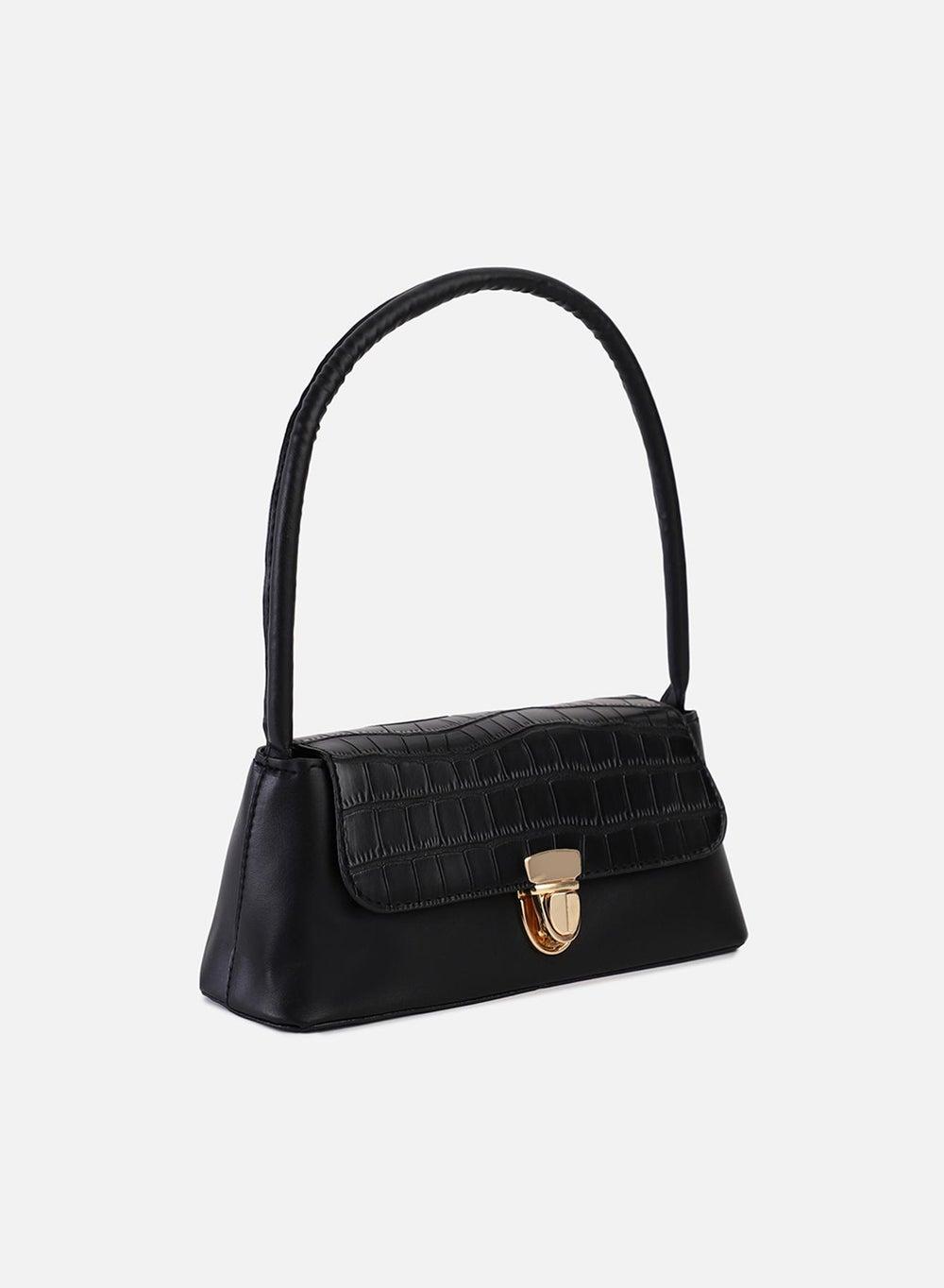 Midnight Black Haute Sauce Handbag – Elegance for Every Occasion - Image 1