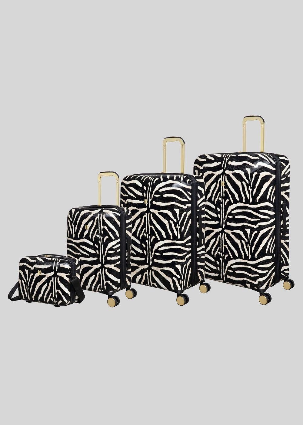 IT Luggage Sheen Zebra Hardshell Elegance Series - Image 1