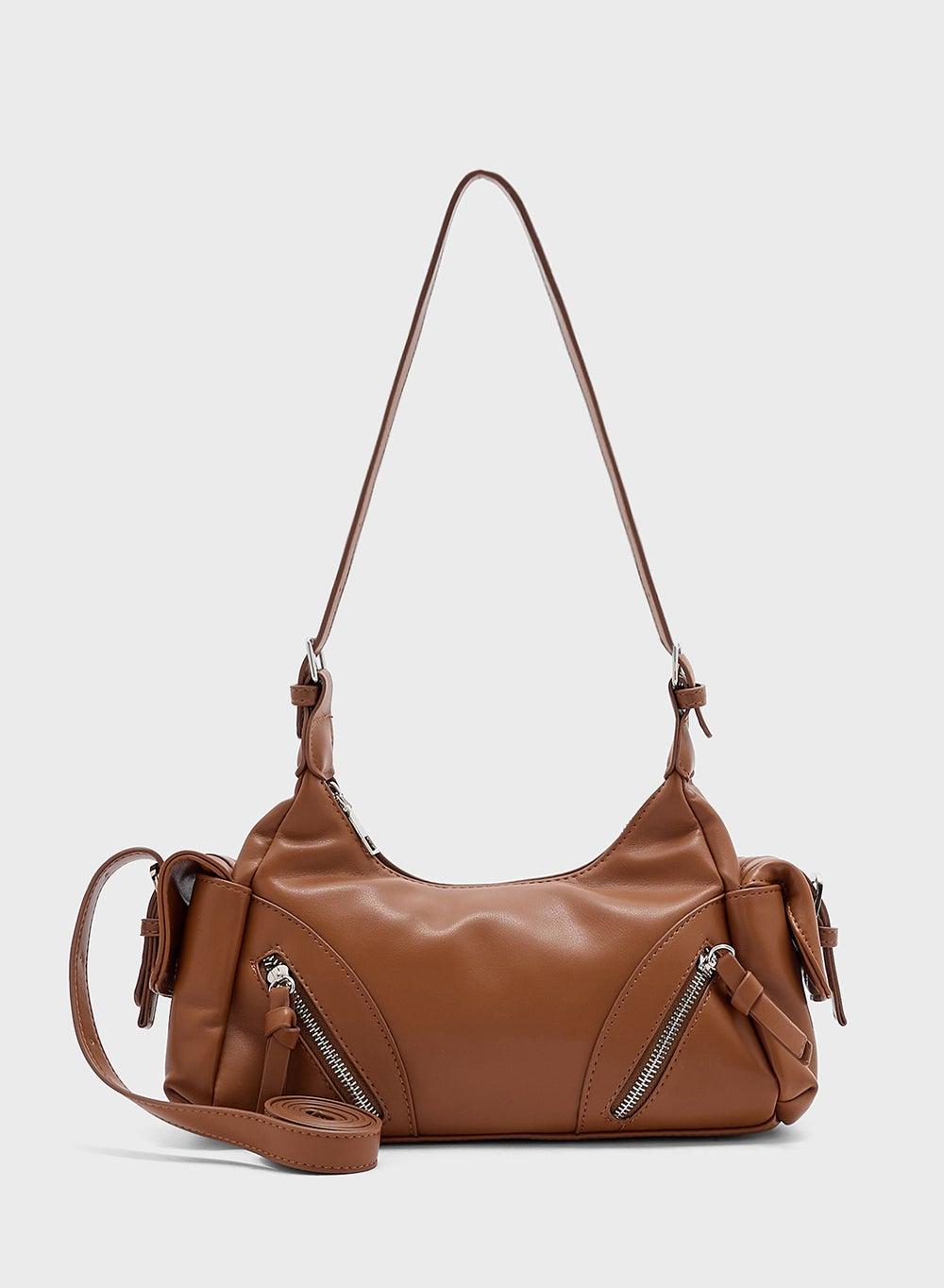 Chic Ginger Multi-Pocket Women’s Shoulder Bag - Image 1