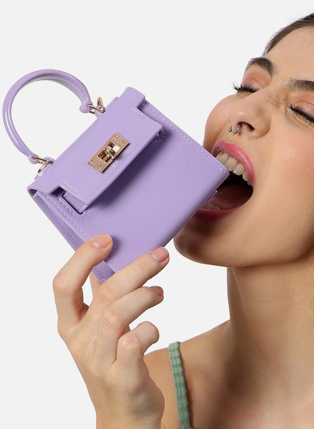 Ramona Haute Sauce Purple Mini Bag: Chic Elegance for Women - Image 1
