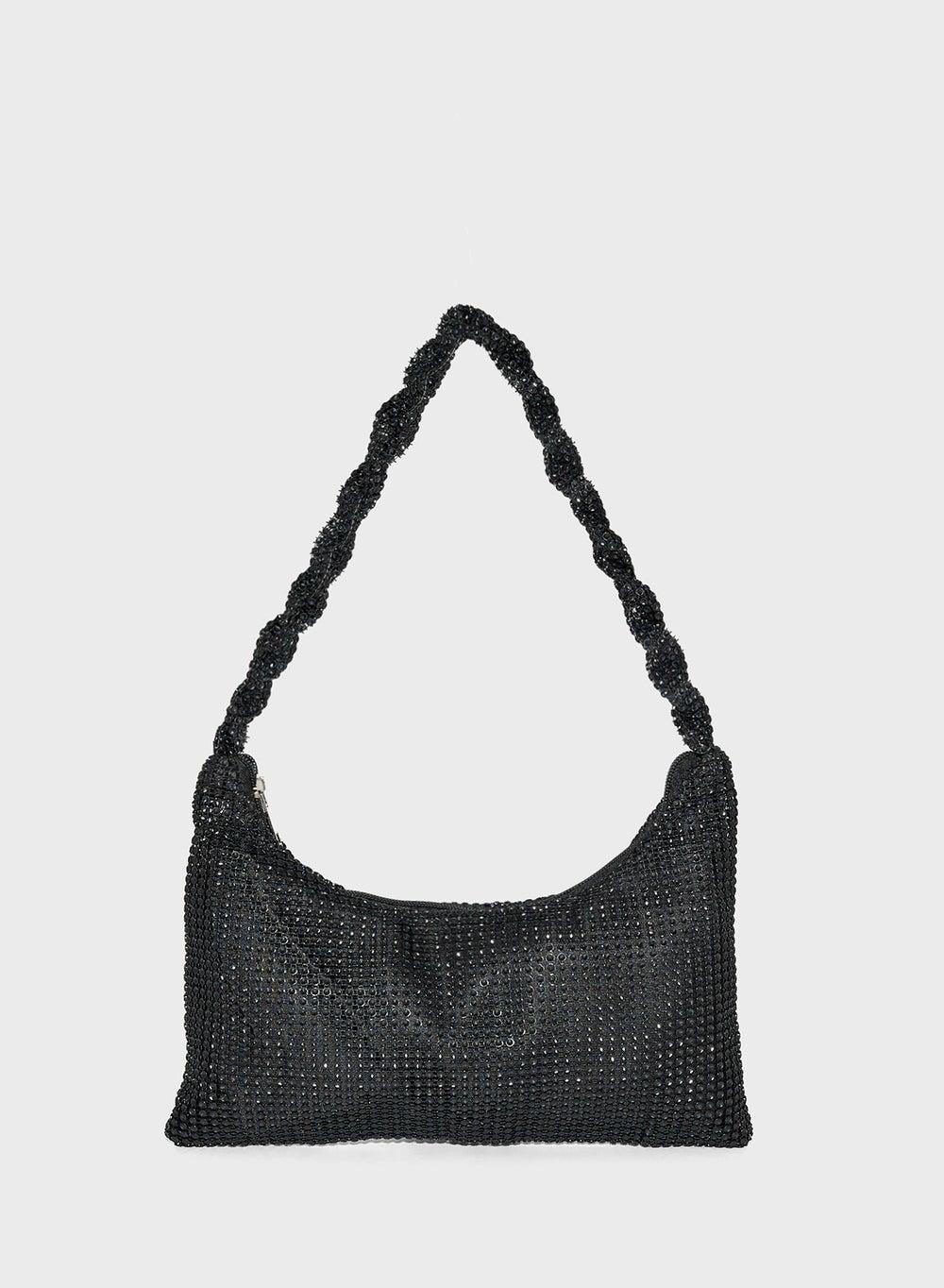 Ella Limited Edition Diamante Braided Shoulder Bag - Image 1