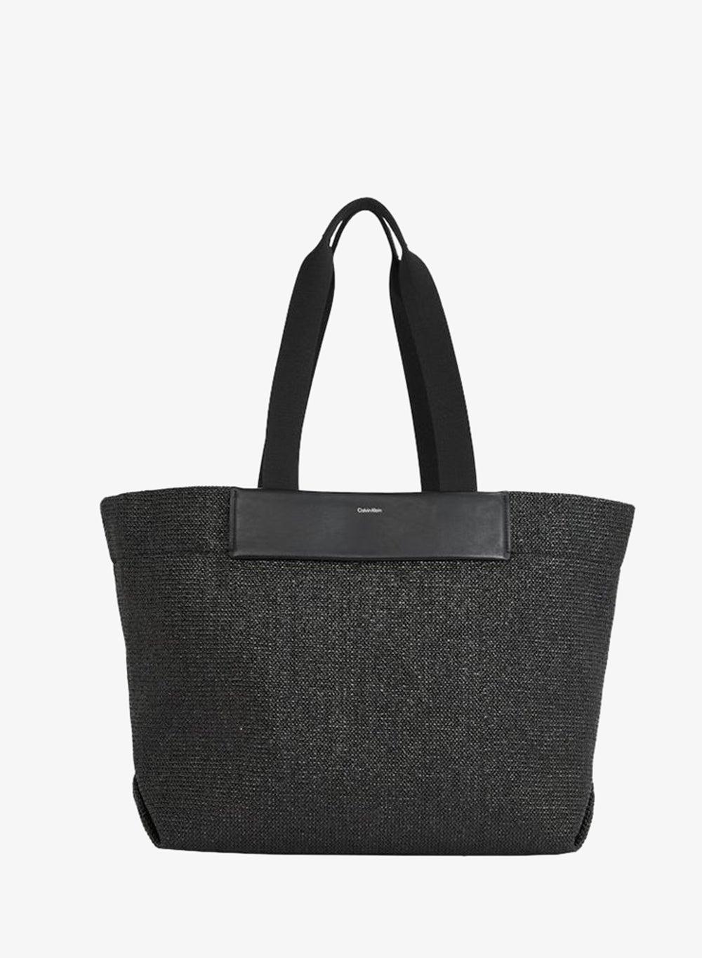 CALVIN KLEIN RAFFIA Large Shopper - Elegant Everyday Essential - Image 1