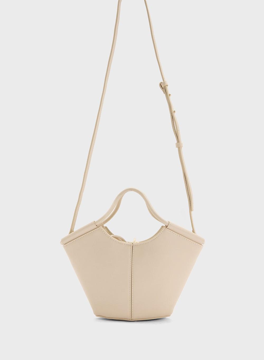 MANGO Chic Mini Shopper Shoulder Bag: Timeless Elegance - Image 1
