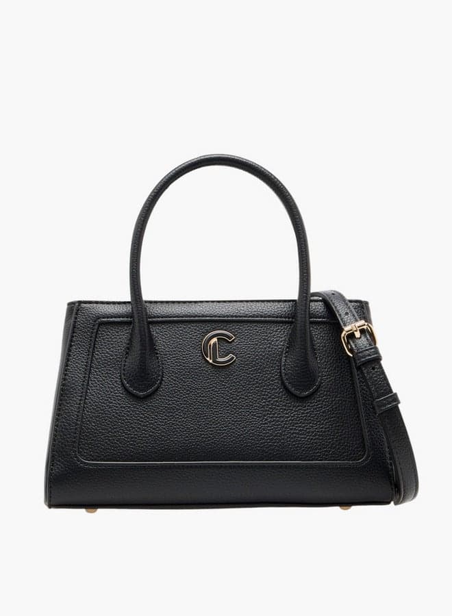 Le Confort Monogram Print Elegance Tote with Detachable Strap - Image 1