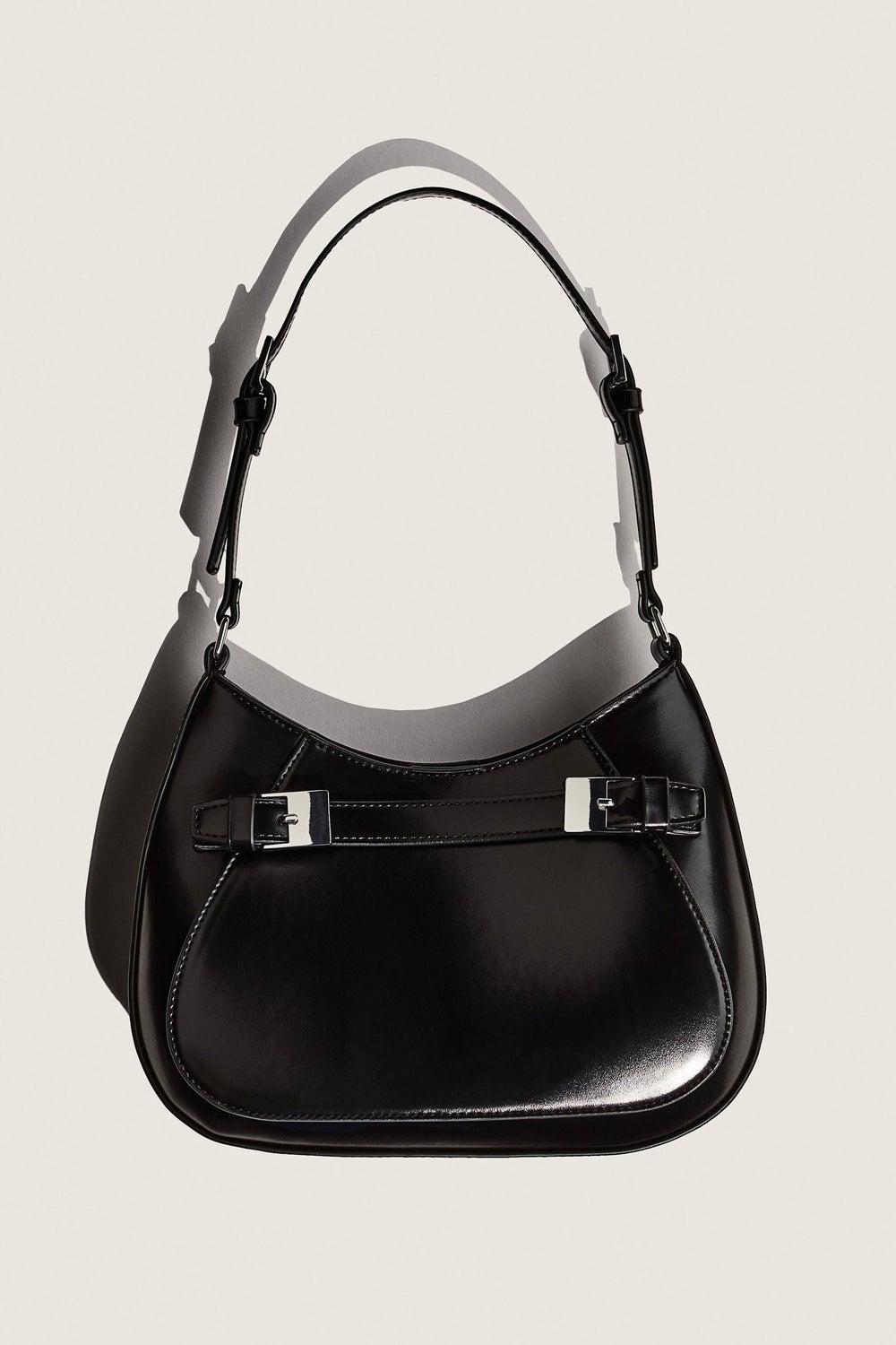 H&M Elegance on-the-Go Strap-Detail Shoulder Bag - Image 1