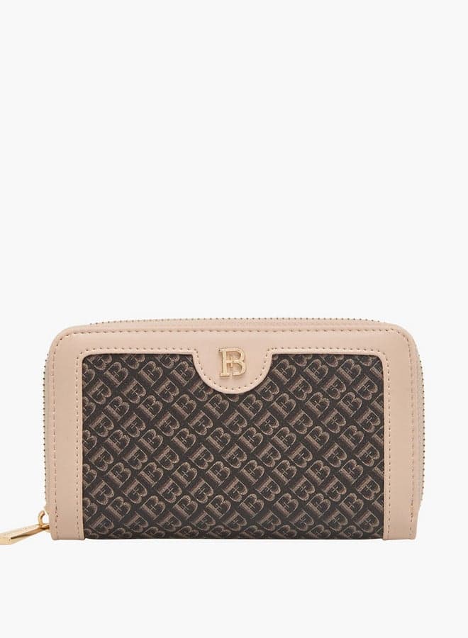 Flora Bella by Shoexpress: Chic Monogram Zip Wallet - Image 1