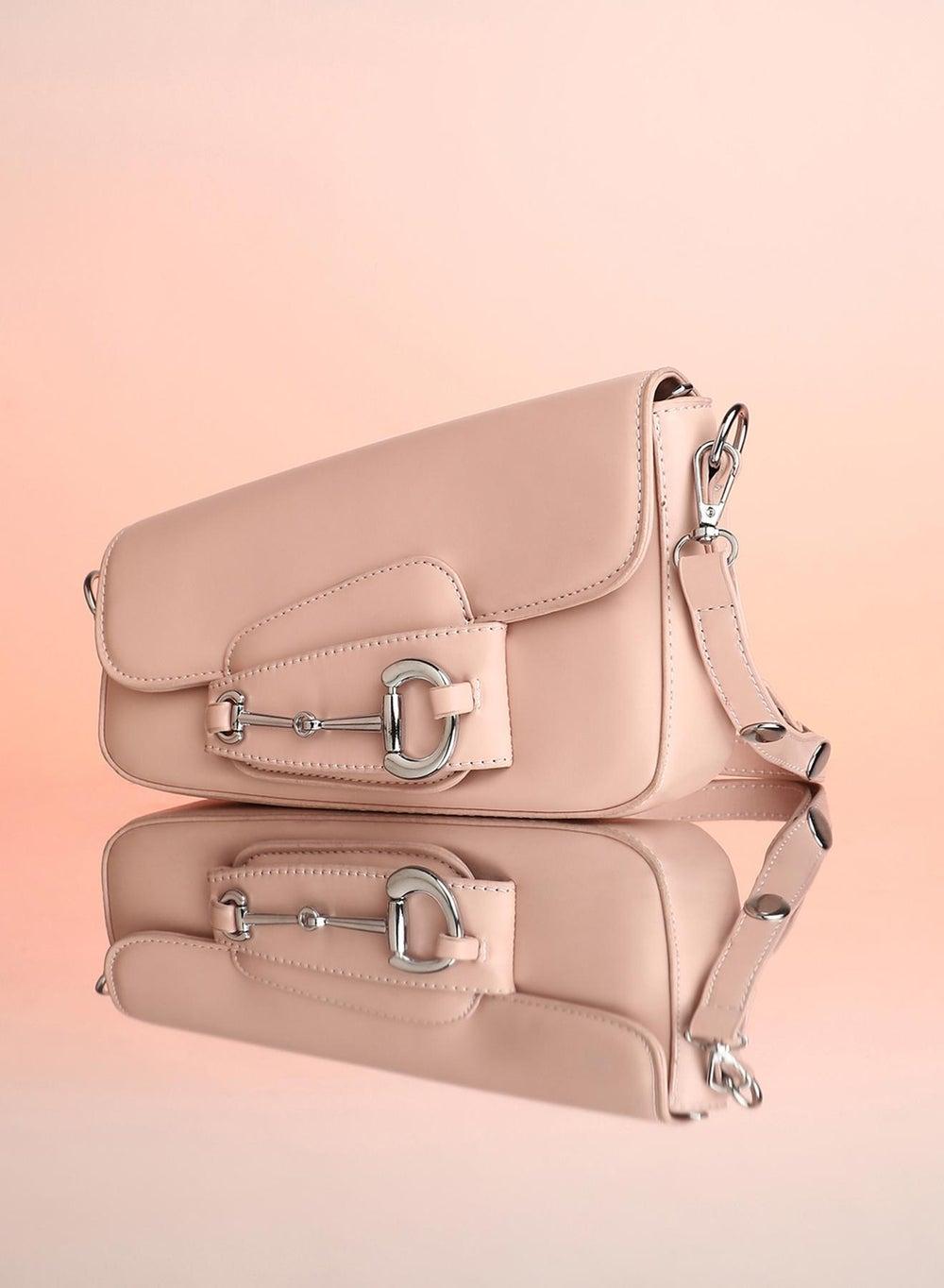Haute Sauce Asymmetric Shoulder Bag – Sleek Feminine Elegance - Image 1