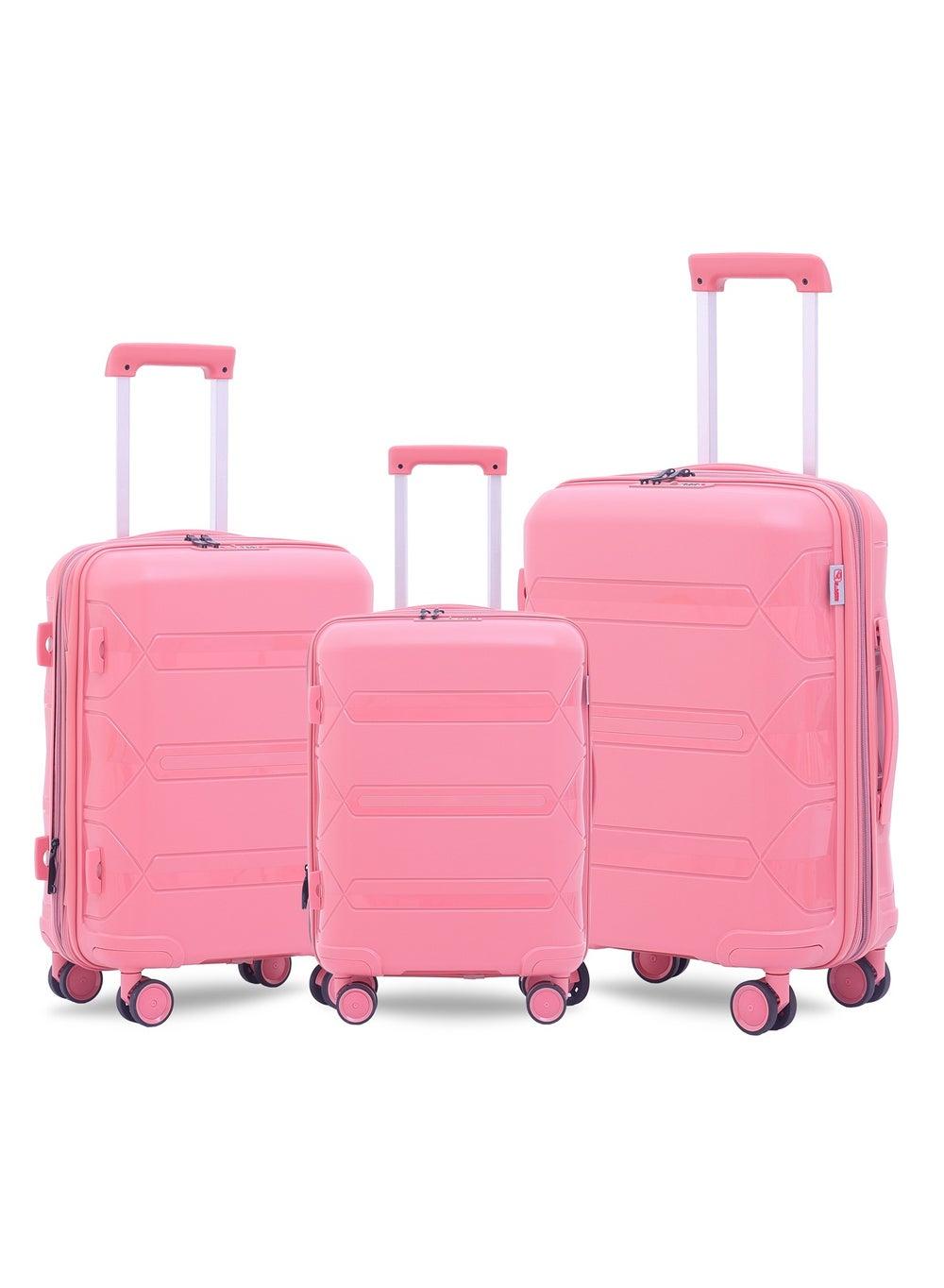 Reflection PLATINUM PP Pink Suitcase Set - Durable and Stylish - Image 1