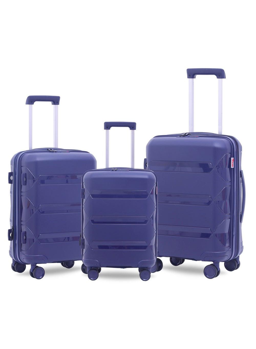 Reflection PLATINUM PP Suitcase 3-Piece Set - Travel in Blue - Image 1
