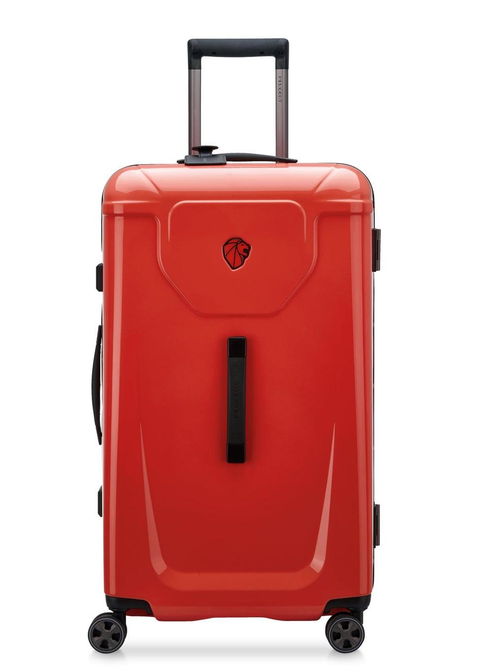 PEUGEOT Voyages 73 cm Elegant Red Hardcase Trolley - Image 1