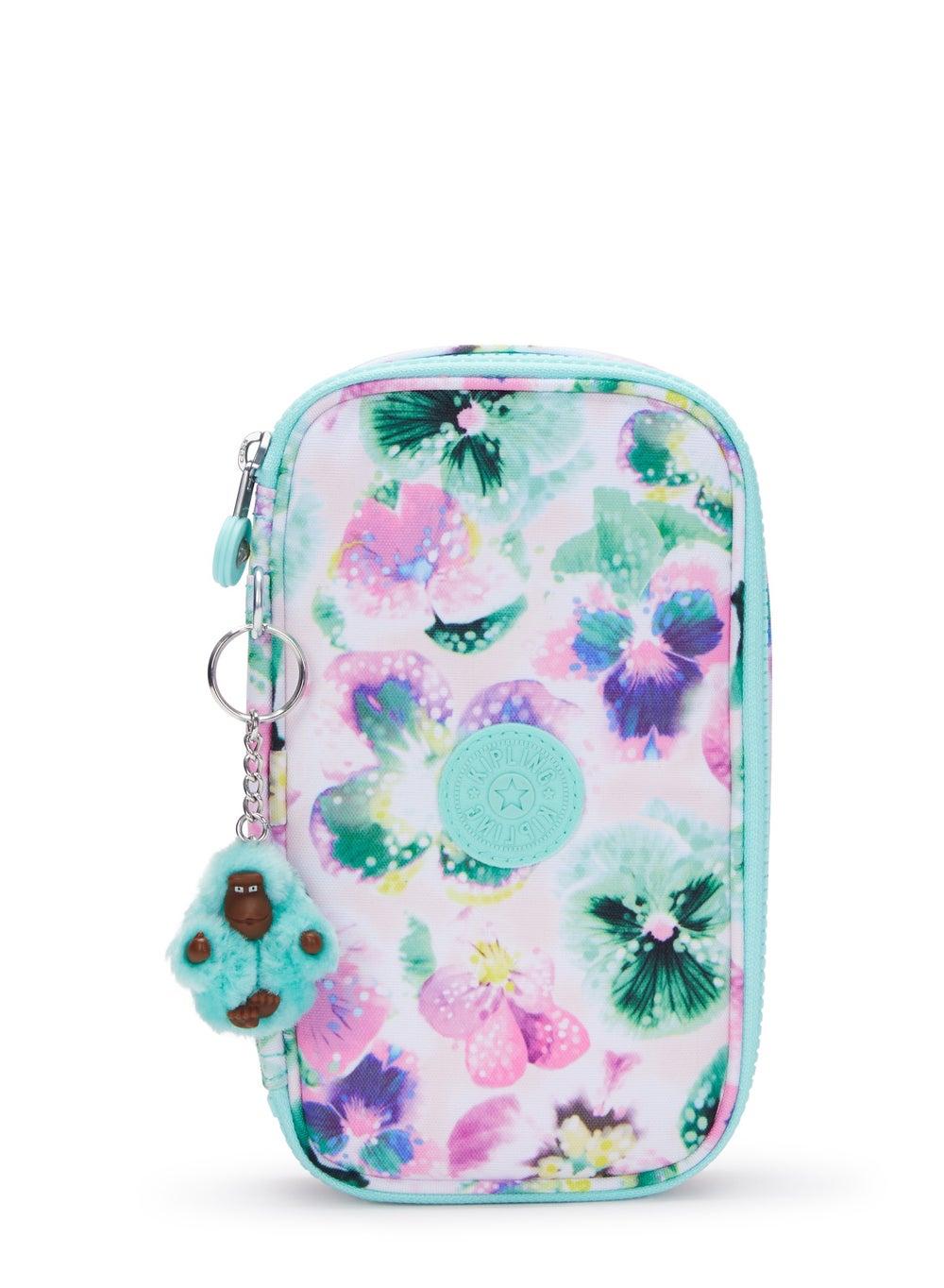 Kipling Aqua Blossom Medium Pencase I37077EC for Women - Image 1