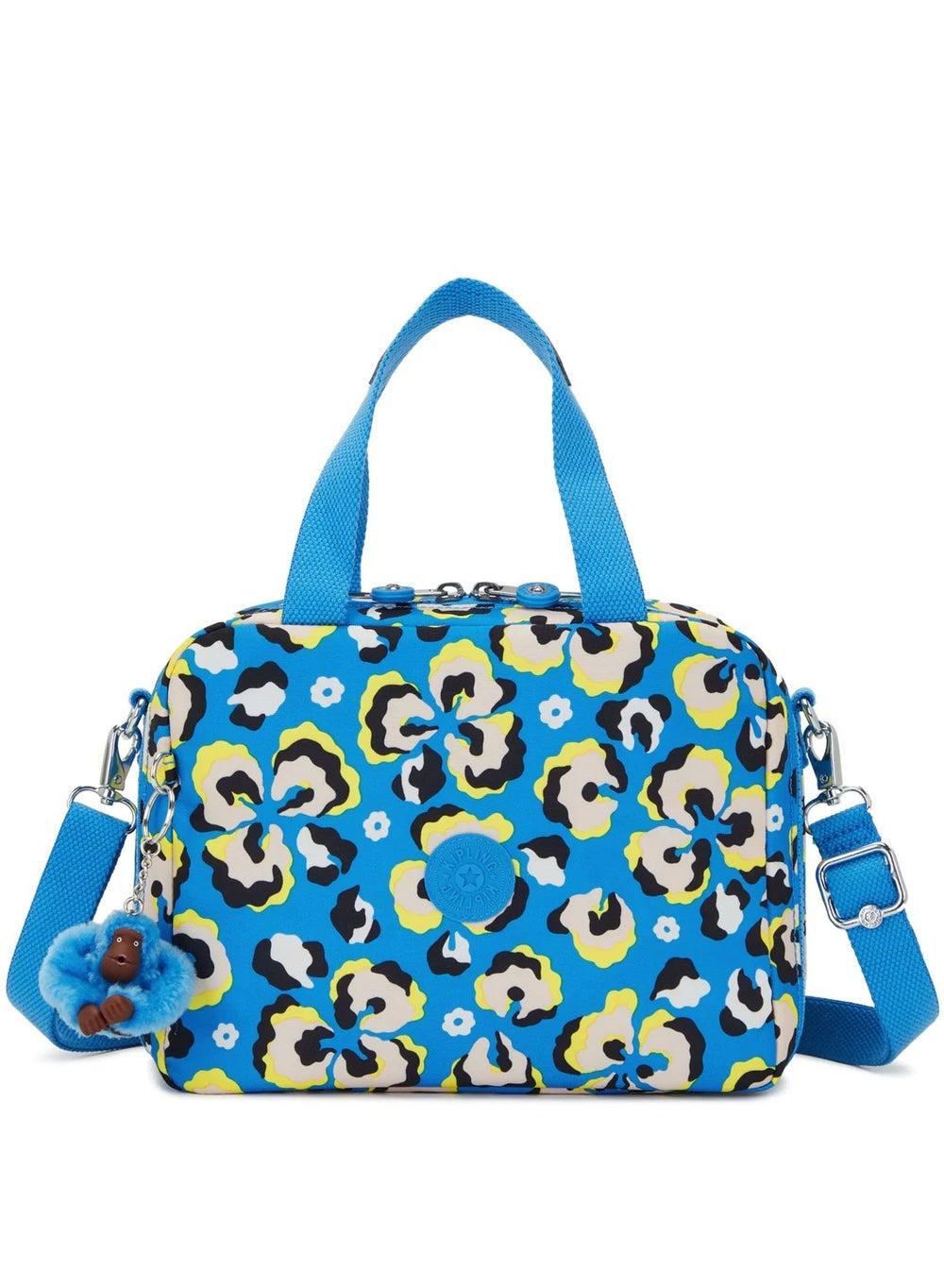 Kipling Miyo Leopard Floral Large Lunchbox with Trolley Sleeve - Image 1