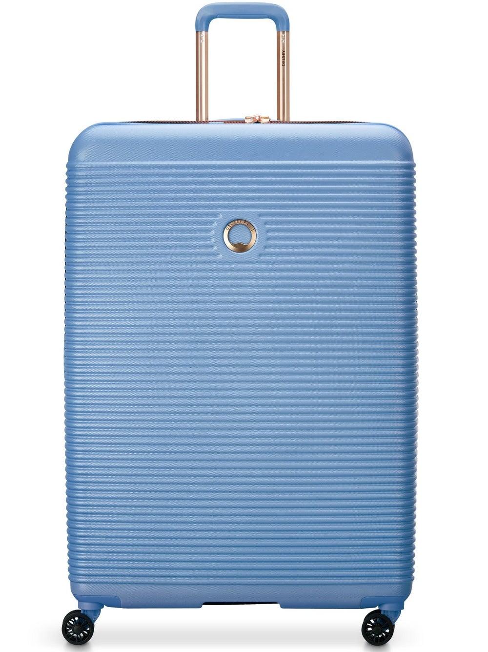 DELSEY Paris Freestyle 82cm Sky Blue Expandable Suitcase - Image 1