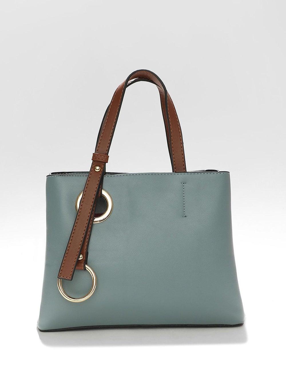 Mari Sea Green Haute Sauce Handbag – Elegant Style for Women - Image 1