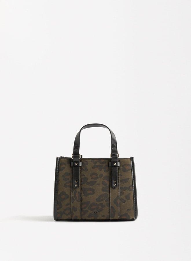 PARFOIS Leopard Elegance: Multicolor Tote for Chic Women - Image 1