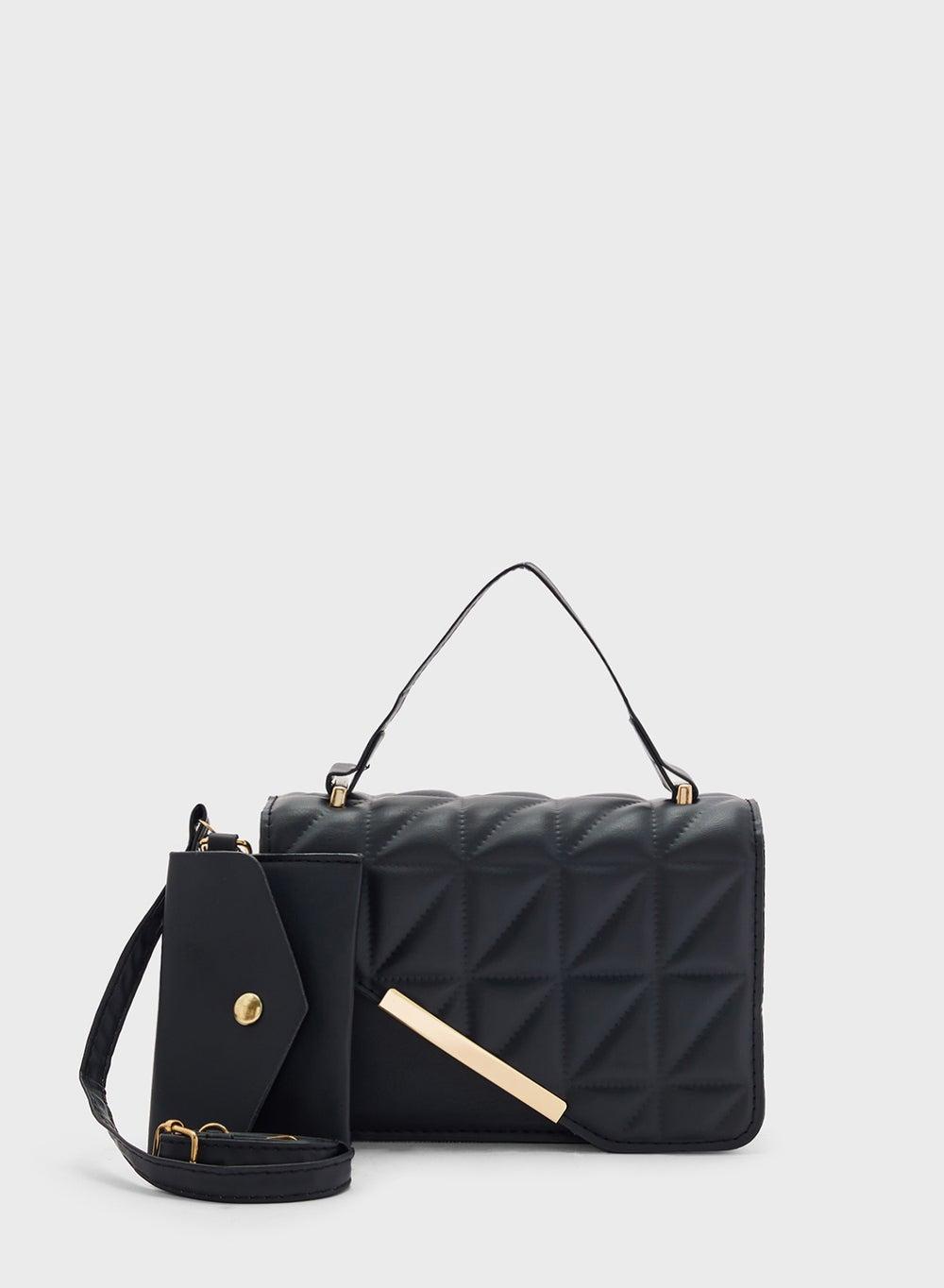 ELLA Quilted Satchel: Elegance Meets Functionality - Image 1