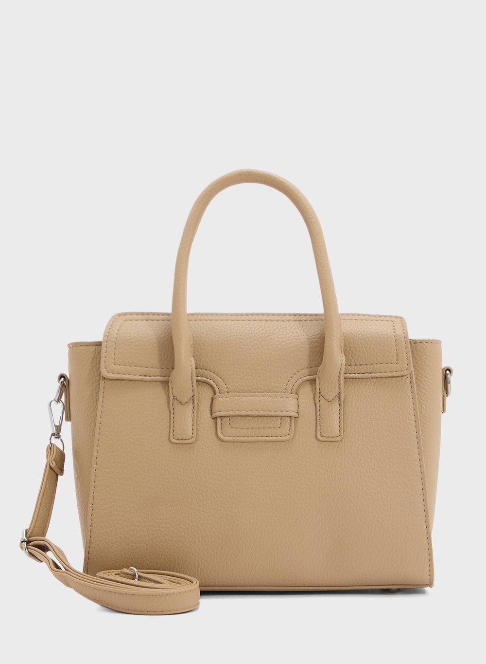 ELLA Tonal Detail Chic Satchel - Elegance for Every Occasion - Image 1