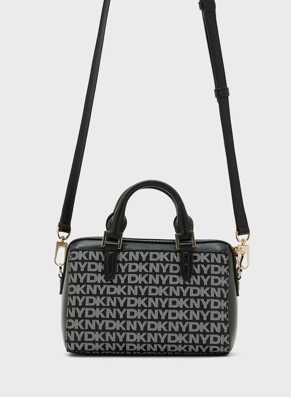 DKNY Bryant Duffle Crossbody - Chic Typography Design - Image 1