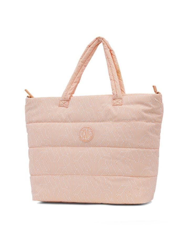 DKNY Crosswalk APRICOT Top Handle Satchel for Women - Image 1