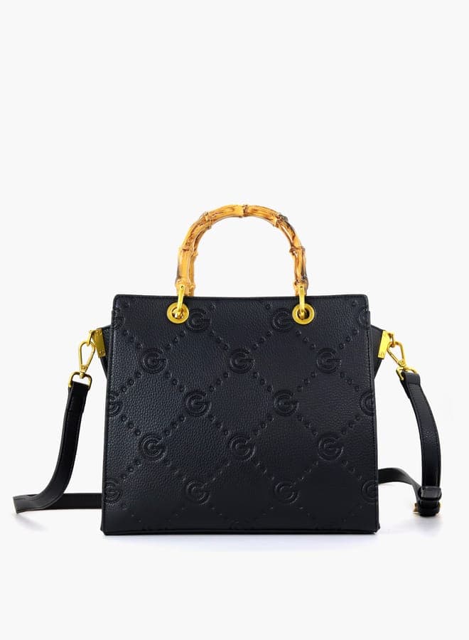 Gabriella Gucci Elegant Monogram Embossed Women's Tote - Image 1