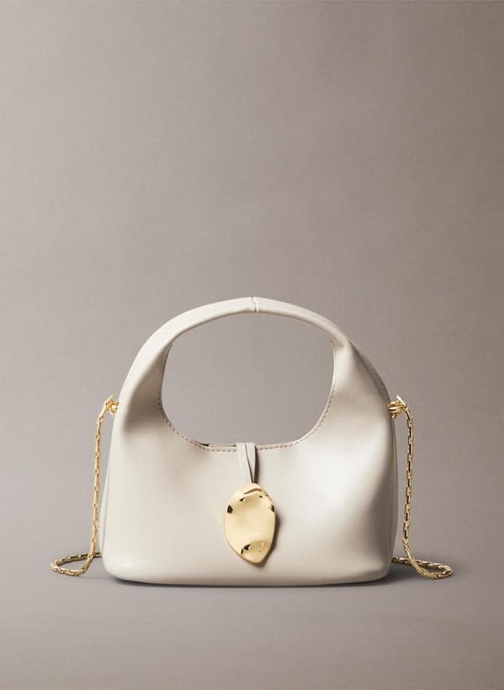 CALVIN KLEIN Elegant Stone Lock Women's Crossbody Bag - Image 1