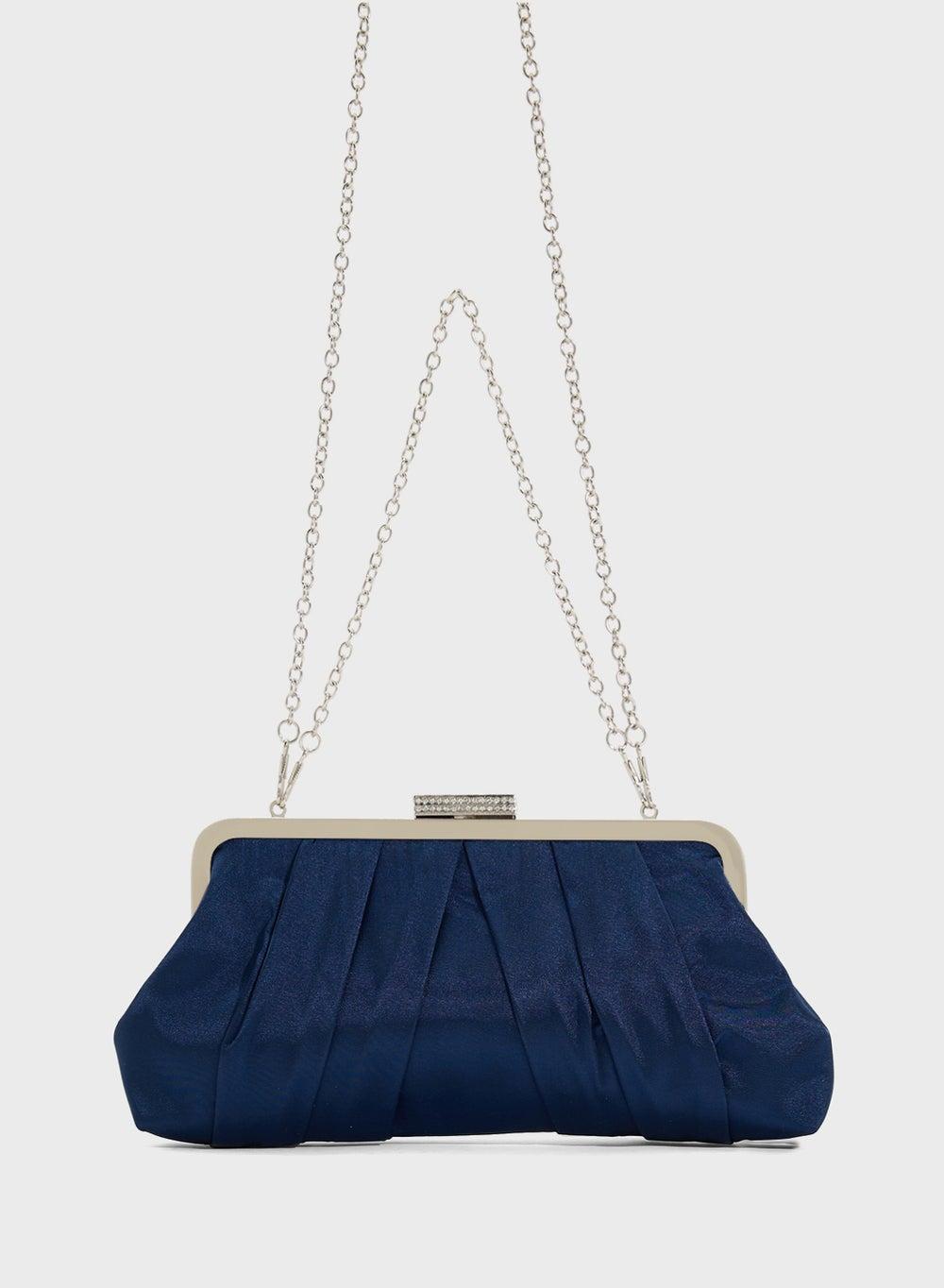 Ella Limited Edition Pleated Satin Women's Clutch - Image 1