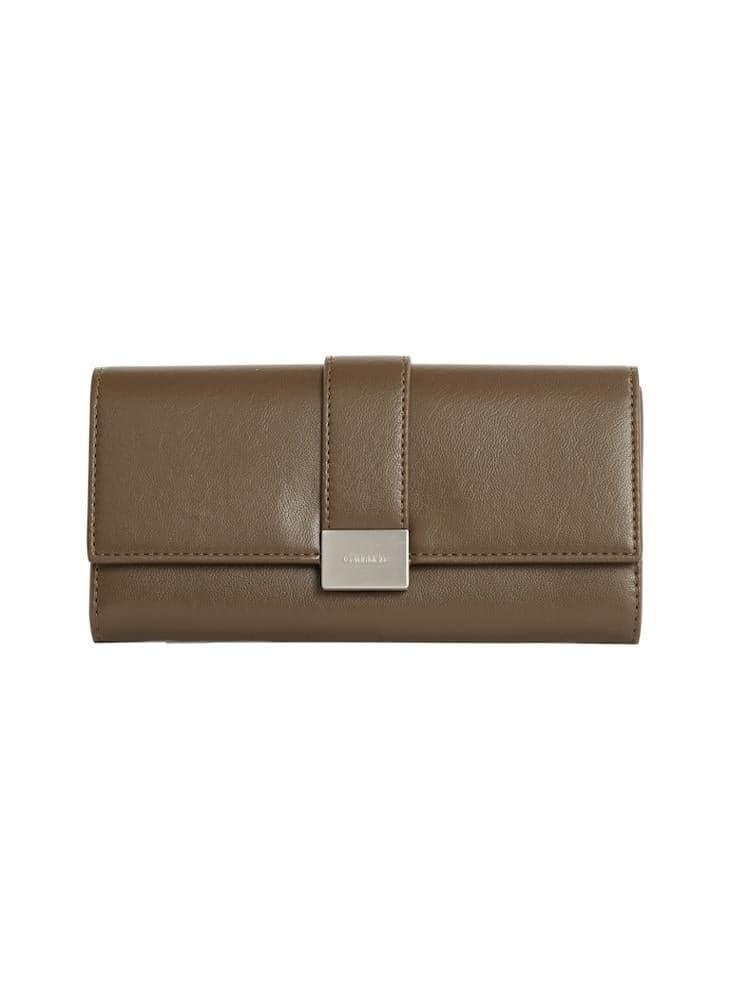CALVIN KLEIN Elegant Large Snap Wallet for Women - Image 1