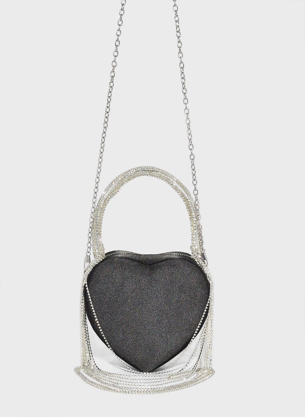 Ginger Heart Diamante Clutch: Elegance for Every Occasion - Image 1