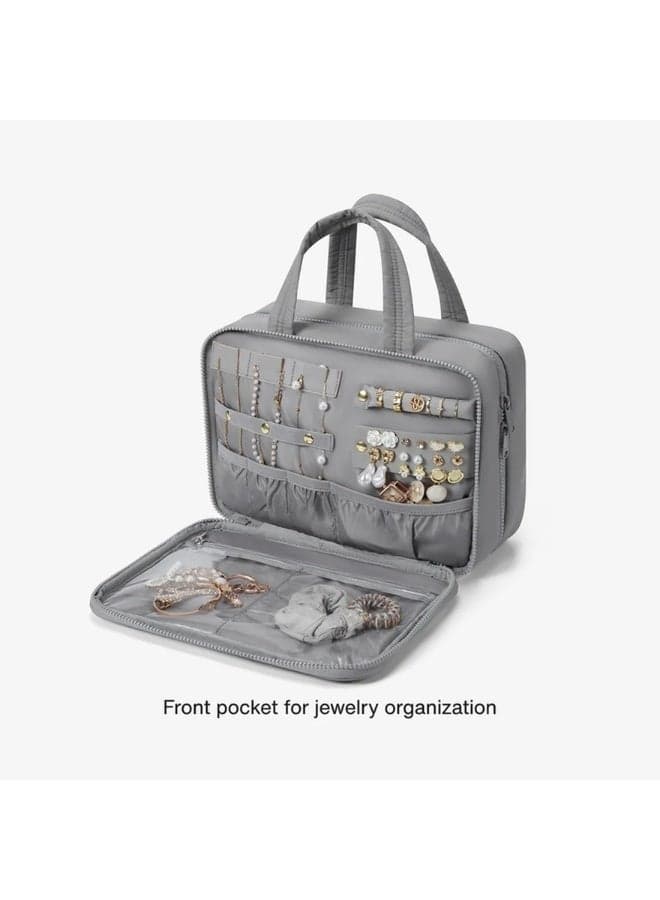 BAGSMART Grey Zora ExploreEase Puffy Toiletry Organizer - Image 1