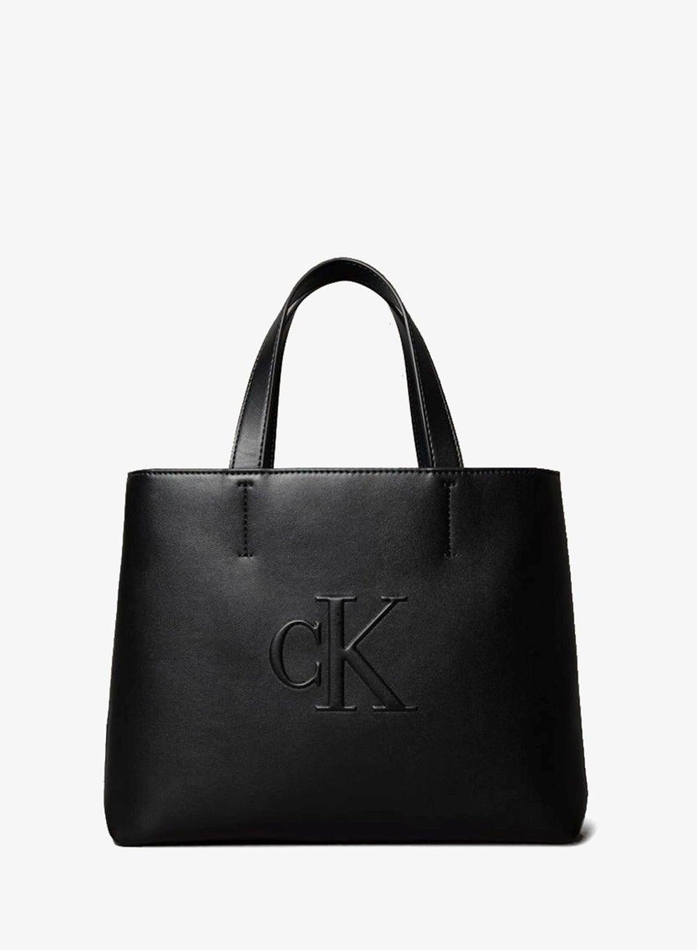 Calvin Klein Jeans Chic Mini Tote with Logo Detail - Image 1