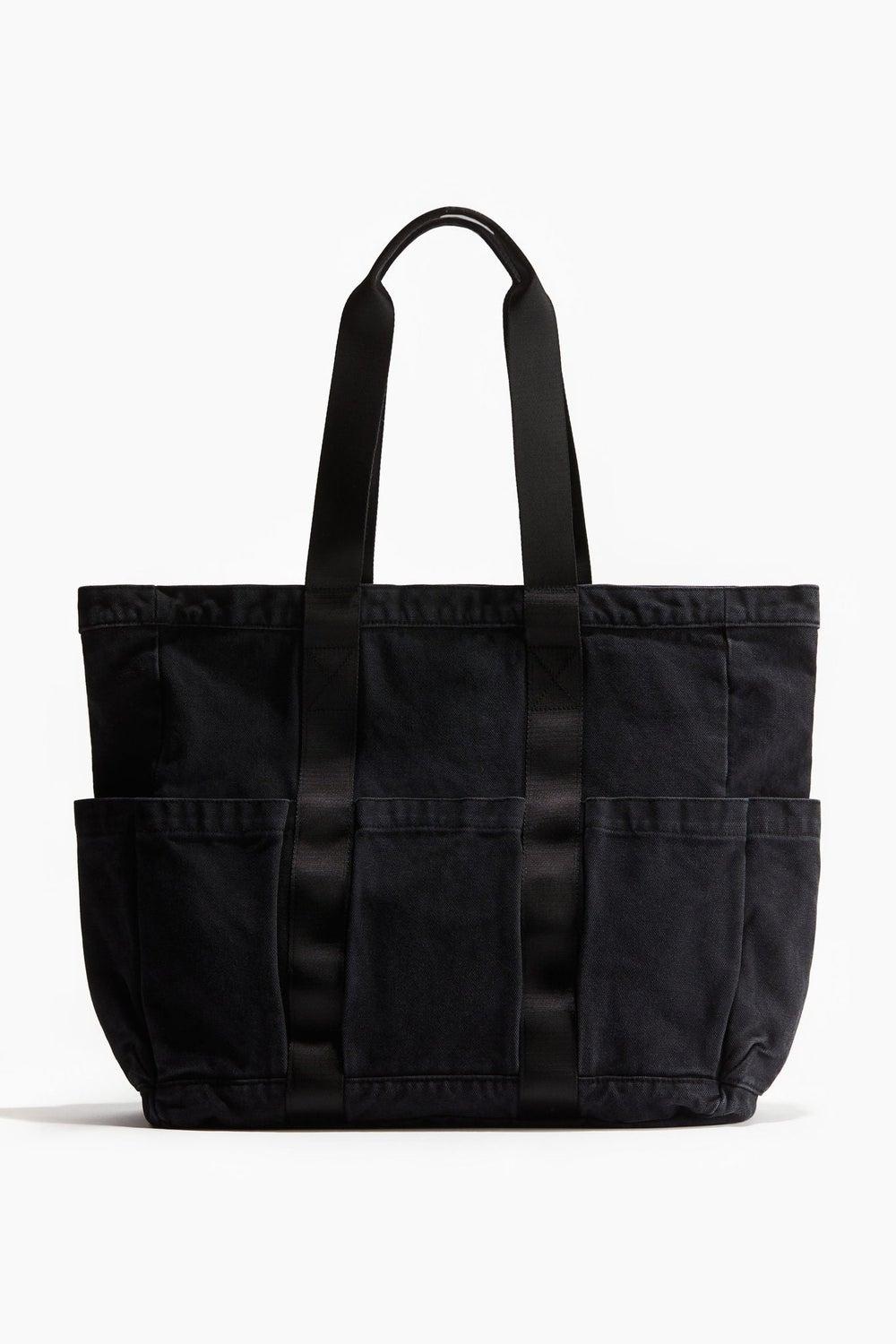 H&M Chic Cotton Canvas Shopper Tote for Women - Image 1