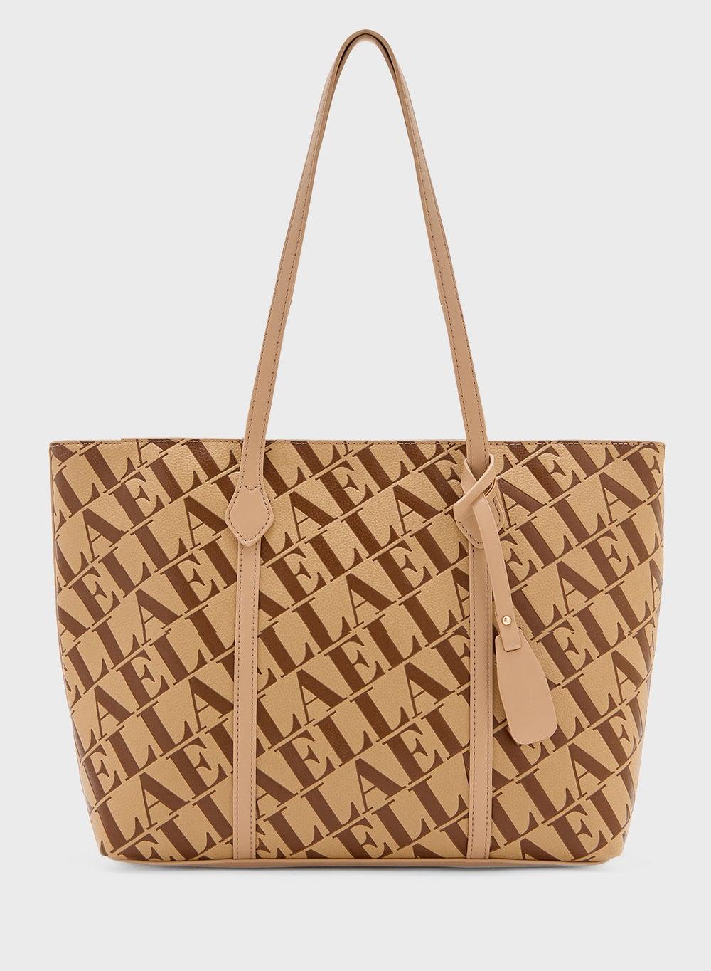 ELLA Monogram Embossed Tote Bag - Elegance for Every Woman - Image 1