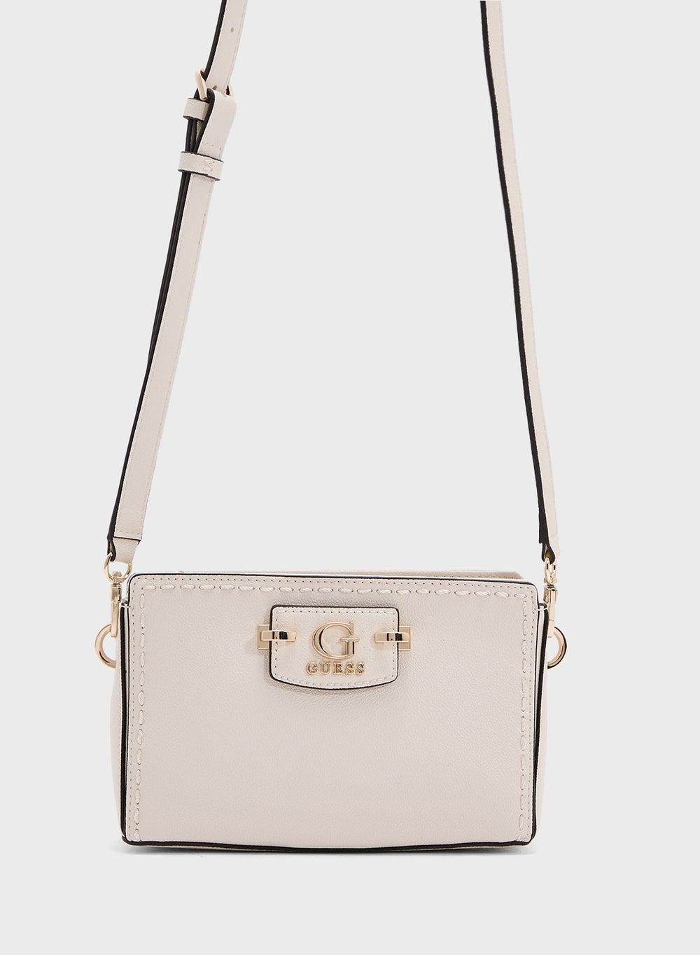 GUESS Nastra Mini Crossbody Elegance with Secure Zip - Image 1