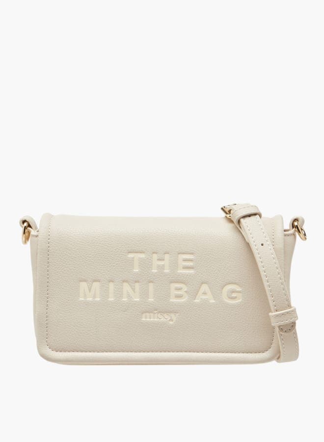 MISSY Embossed Logo Crossbody: Elegance on the Go - Image 1