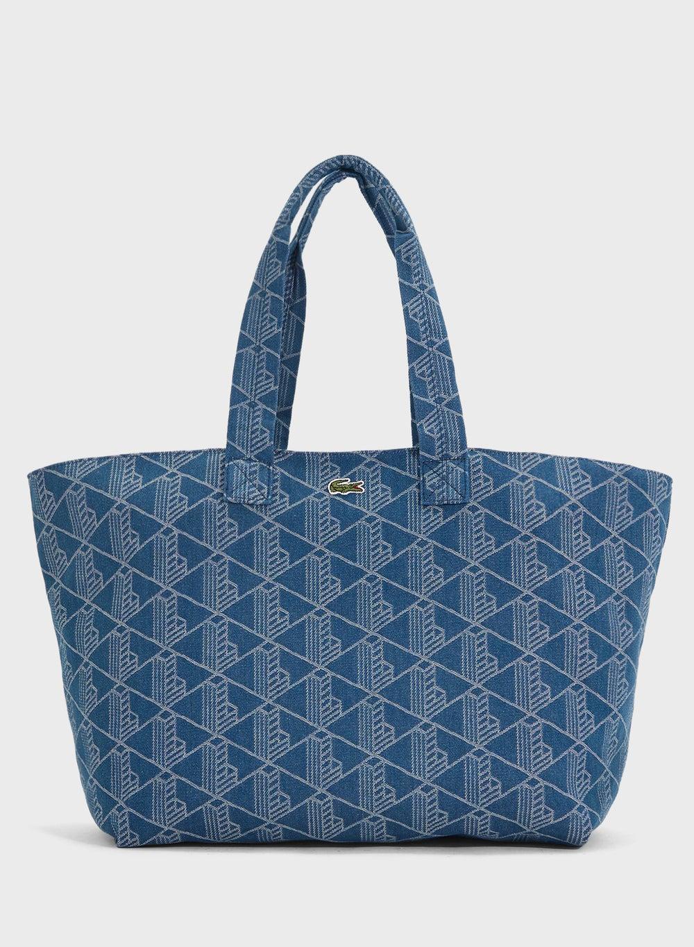 LACOSTE Elegant Monogram XXL Tote for Women - Image 1
