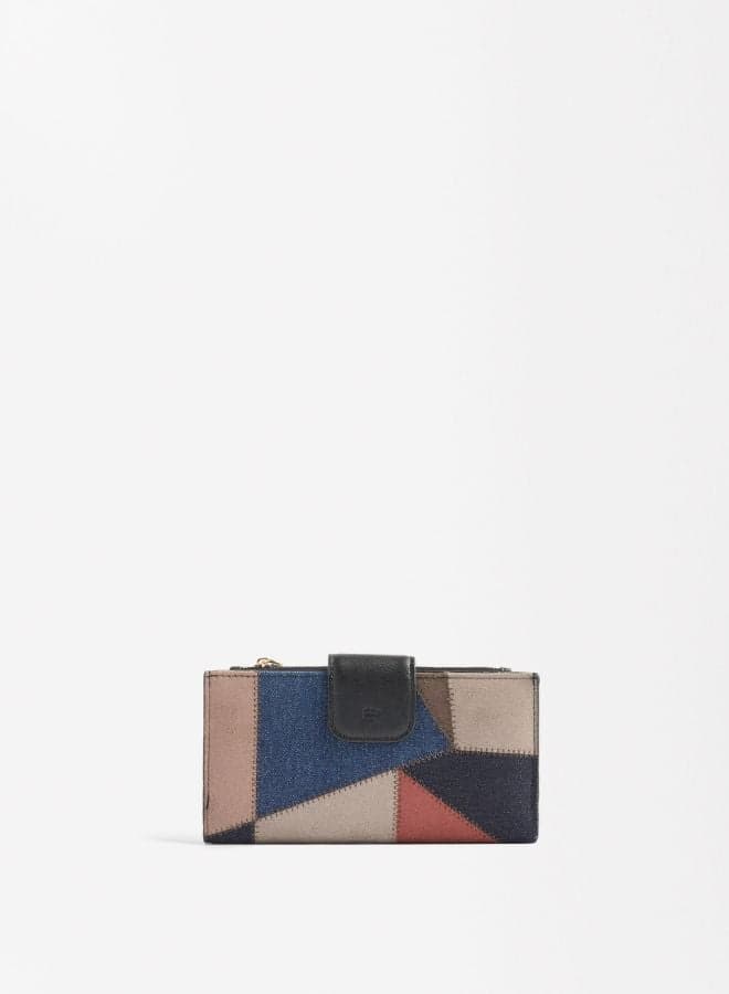 PARFOIS Brown Patchwork Wallet - Elegance for Every Woman - Image 1