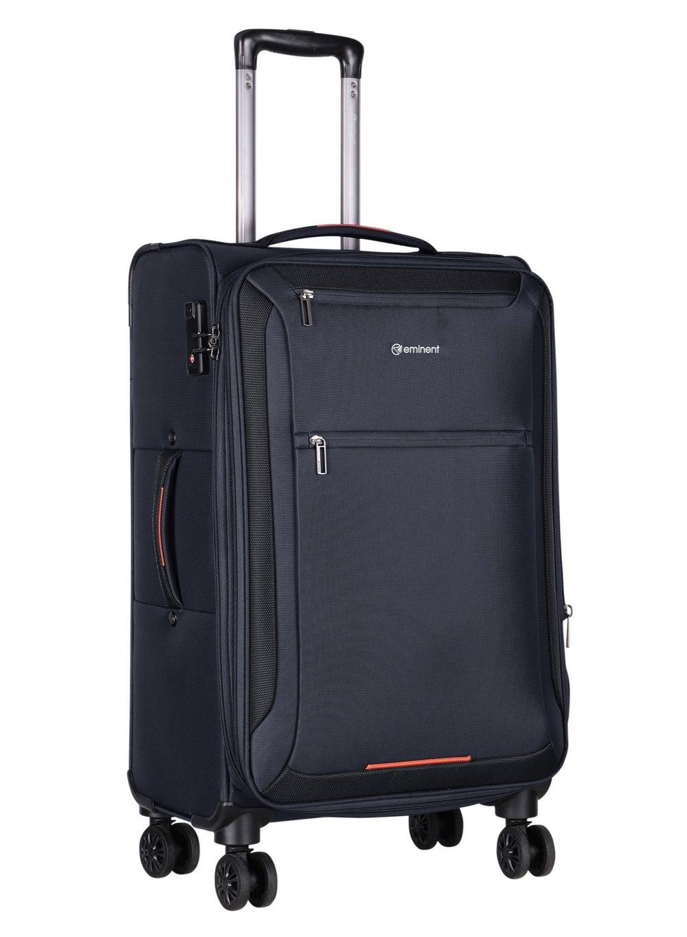 Eminent 28 Luxe Unisex Travel Trolley E751 - Black - Image 1