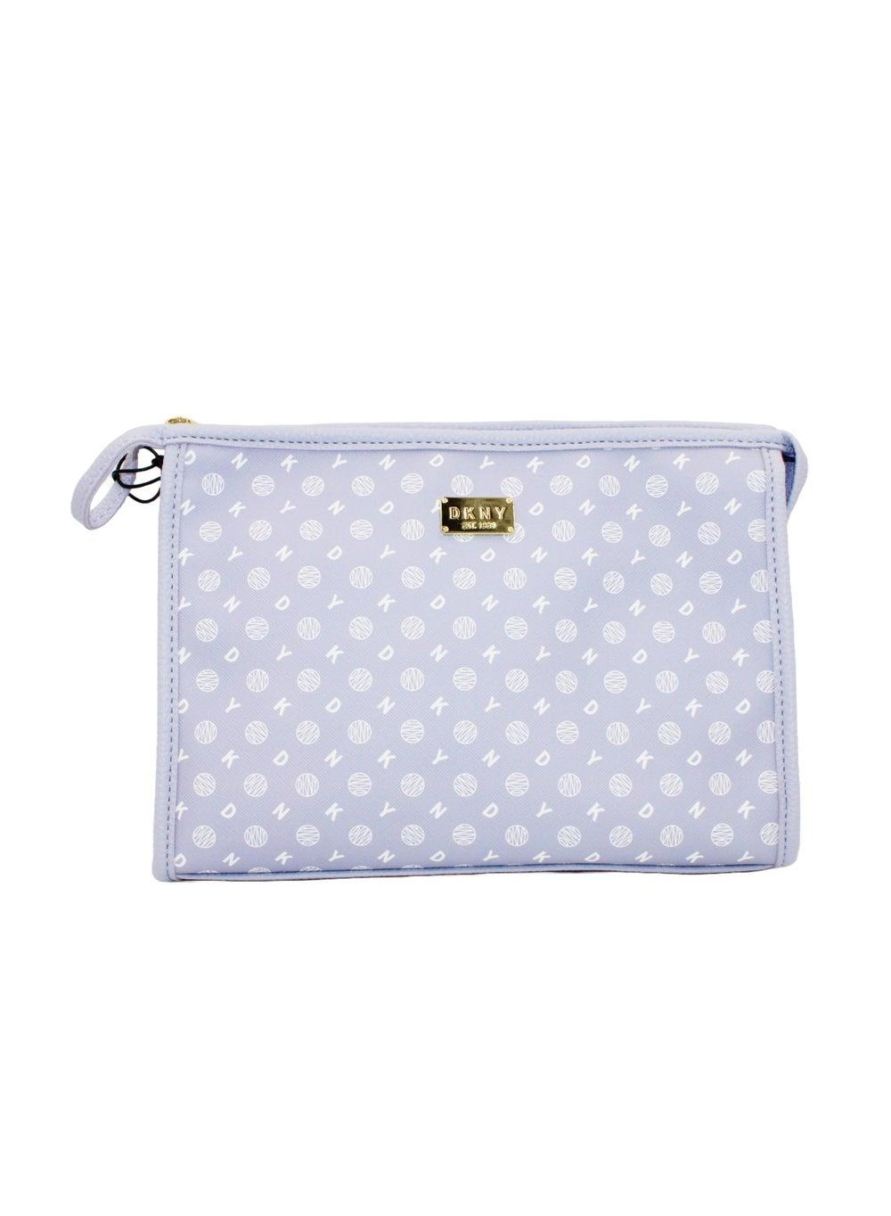 DKNY Legacy T Stand PURPLE LACE Travel Cosmetic Bag - Image 1