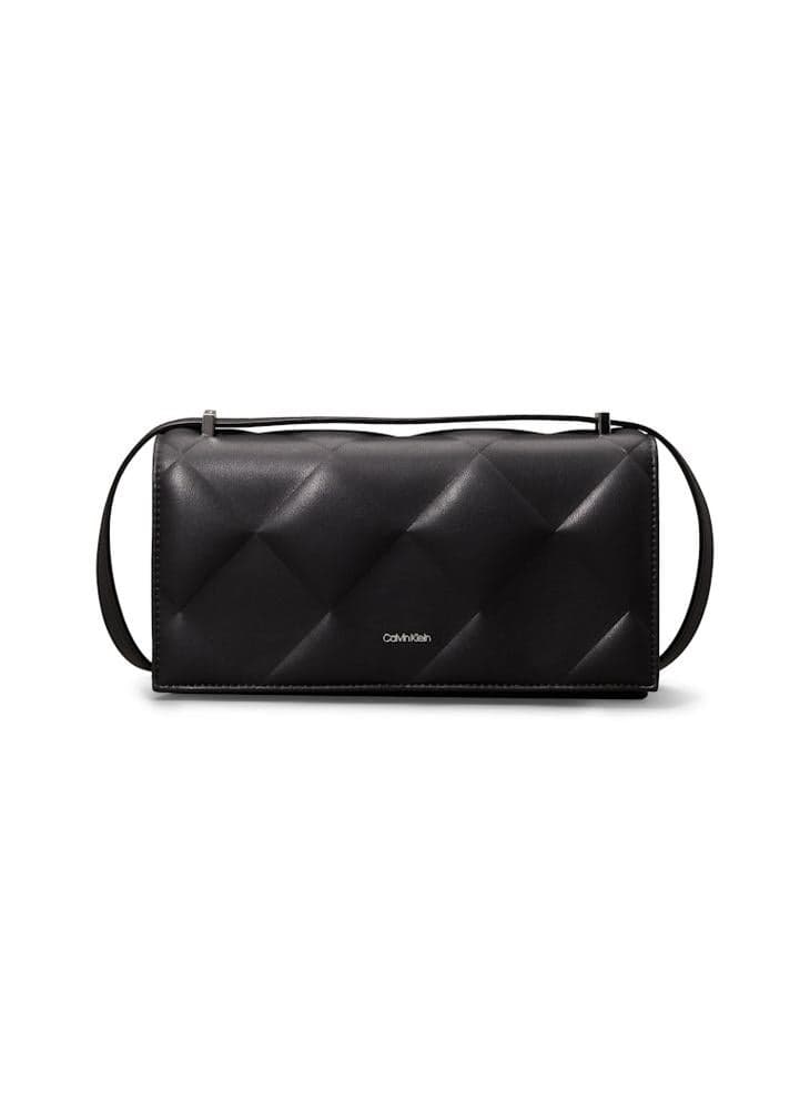 CALVIN KLEIN Women's Quilted Elegance Crossbody - Image 1