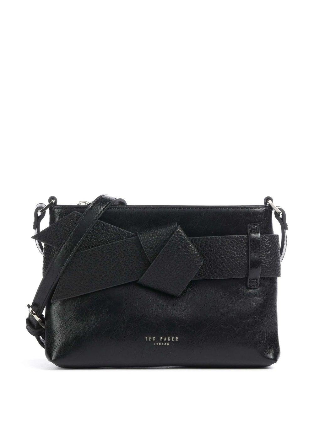 Ted Baker Jimsina Jet PU Bow Crossbody Bag for Women - Image 1