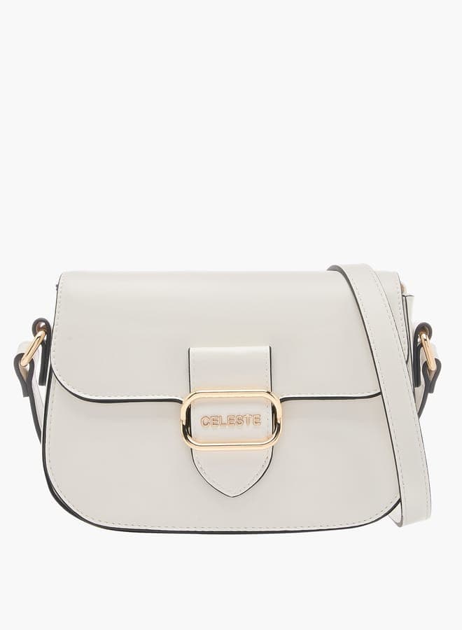 Celeste Elegance Women’s Solid Crossbody Bag - Adjustable Strap - Image 1