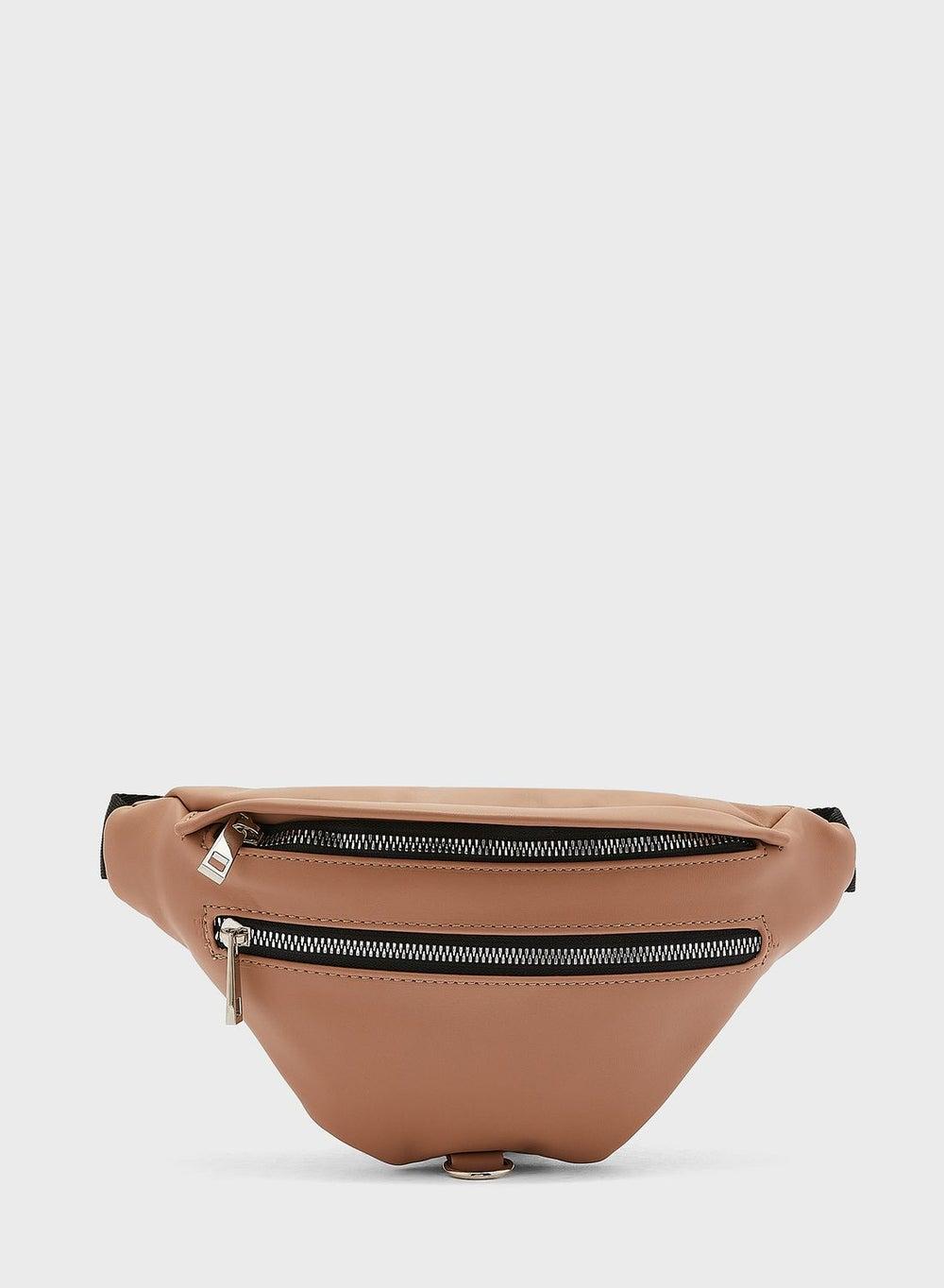 LABEL RAIL Chic Faux Leather Waistpack for Effortless Style - Image 1