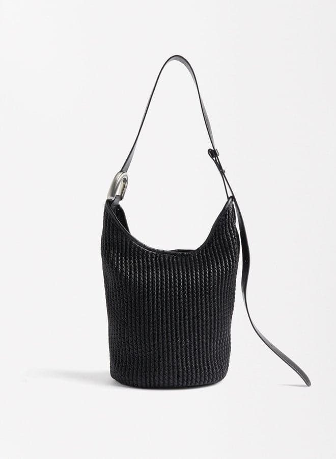 PARFOIS Women's Black Shoulder Bag with Versatile Interior - Image 1