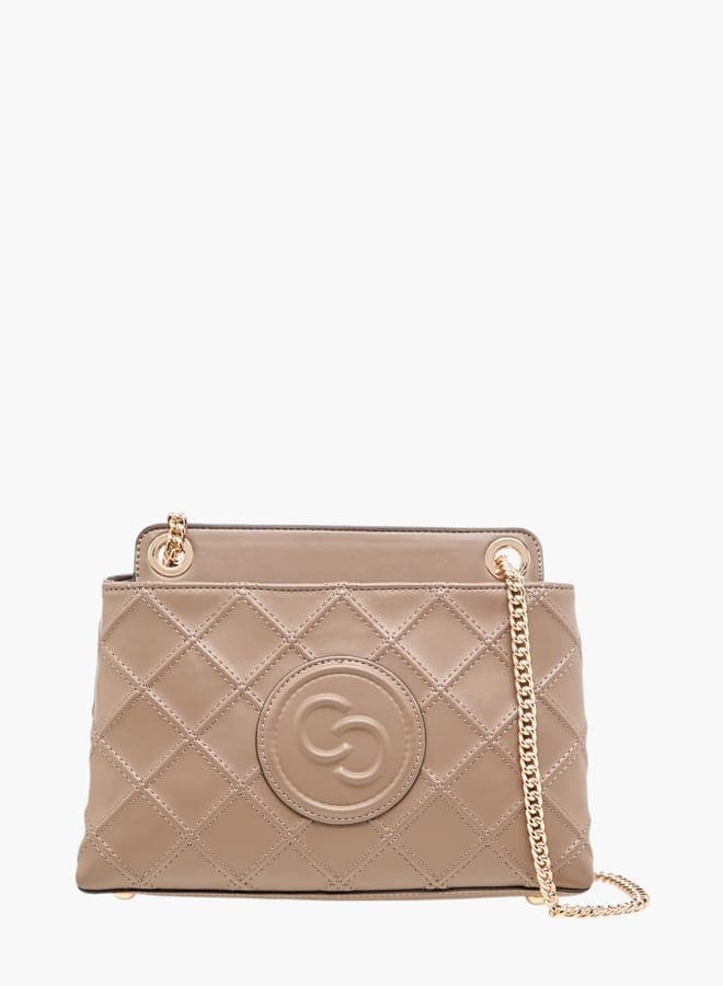 Celeste Quilted Crossbody – Elegant Chain Strap Design - Image 1