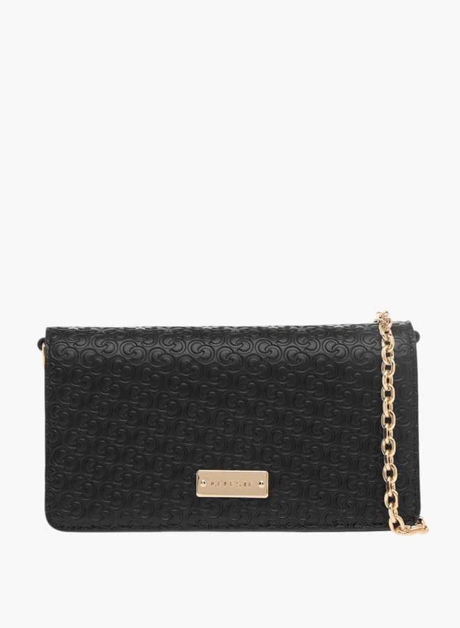 Celeste Embossed Monogram Crossbody: Elegance on the Go - Image 1