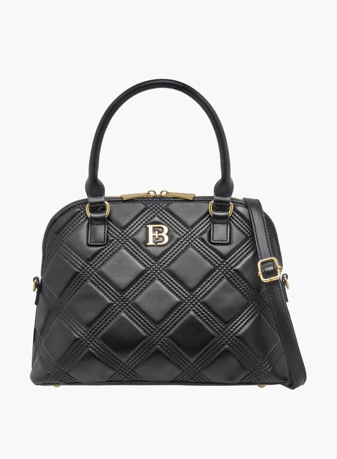 Flora Bella Quilted Tote - Elegance on the Go - Image 1