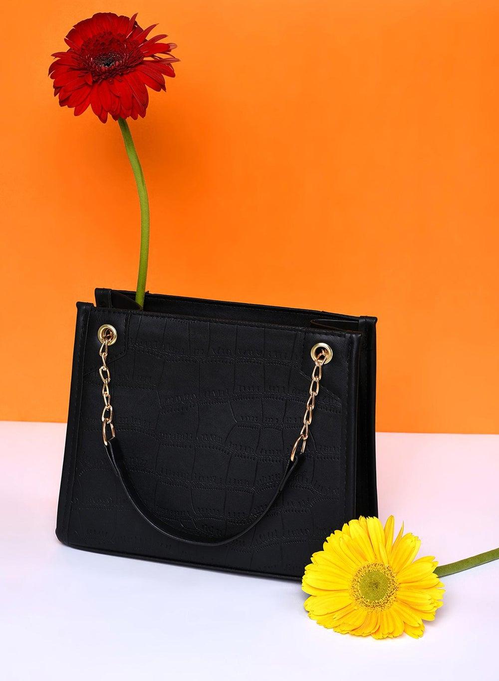Haute Sauce Classic Companion: Timeless Black Handbag - Image 1