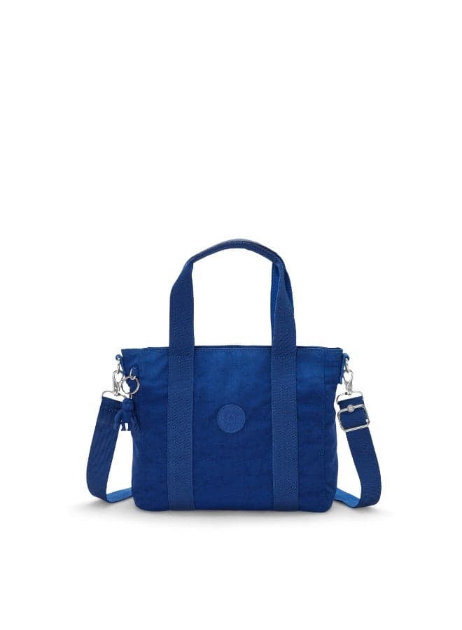 Asseni Mini Deep Sky Blue Small Tote - Elegance on the Go - Image 1