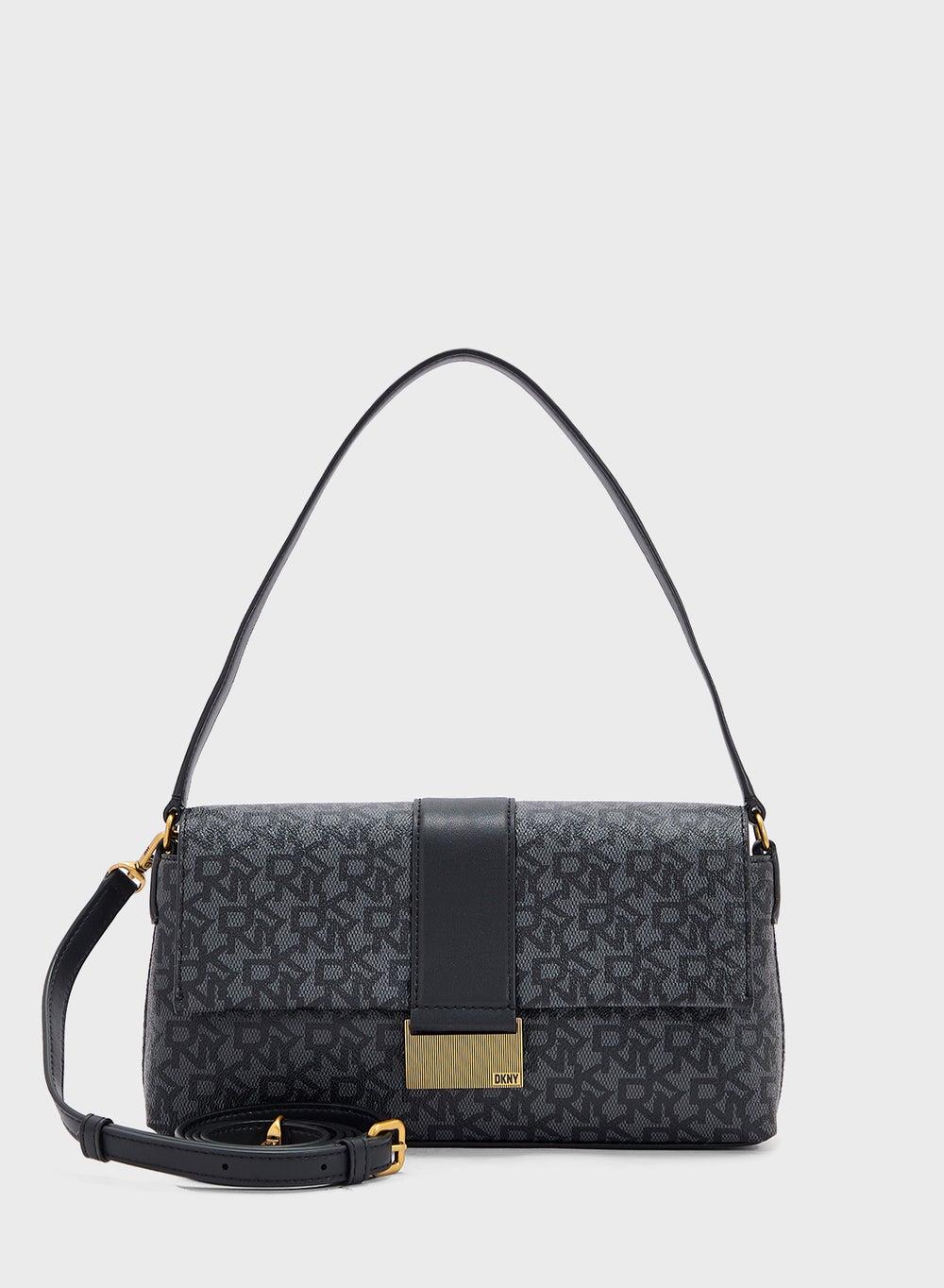DKNY Brynn Flap Demi Crossbody: Sleek Elegance Unveiled - Image 1