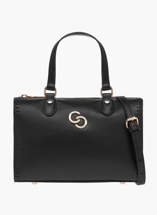 Celeste Chic Women's Tote Bag with Sleek Handles - Zip Closure - Image 1